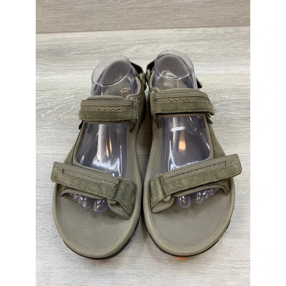 Teva Hudson Men's Sandals Bungee Cord Brown Suede Sport Hiking 9 Trail Shoes